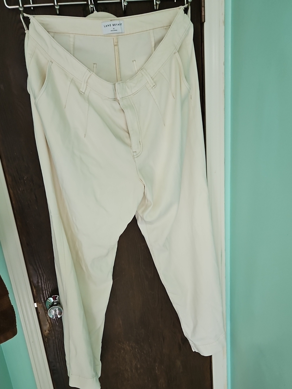 Lane Bryant Cream Women's Chinos